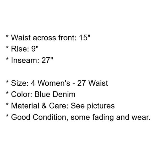 Lucky Brand Jeans Womens 27 Waist 4 Classic Cathy Crop Blue Stretch Denim - Picture 4 of 15